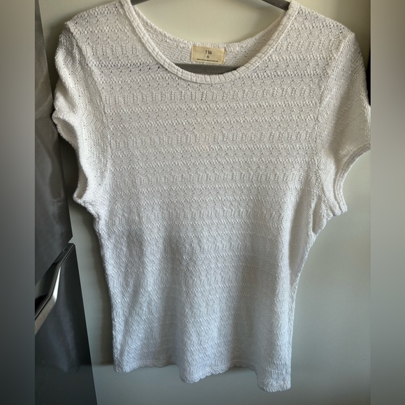 Anthro Pointelle Tee - Picture 1 of 4